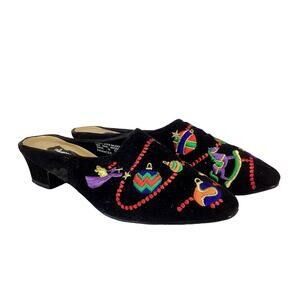 Holiday Mules Ellemenno Prancer Style Christmas Shoes